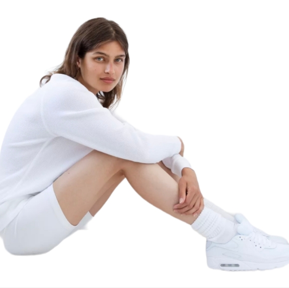 Aritzia TNA Andrews Waffle Longsleeve Thermal Crew-Neck Shirt - Picture 6 of 6